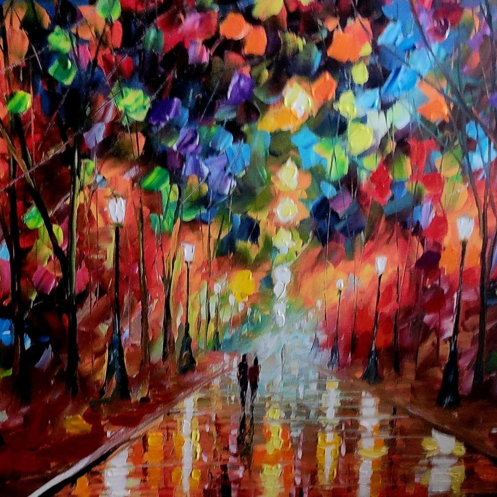 FAREWELL TO ANGER - Painting                Certified Authentic Leonid Afremov